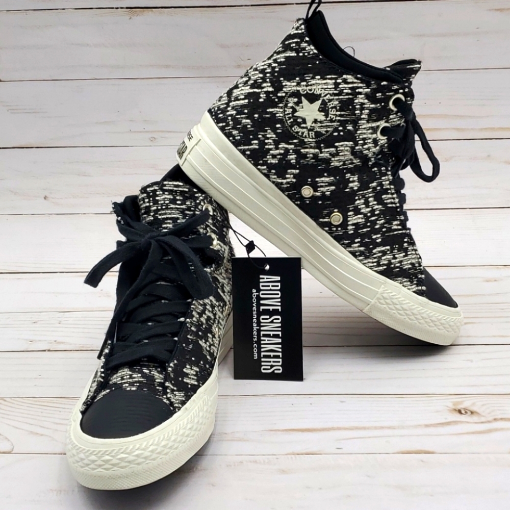 Converse Black & White High-Top Sneakers